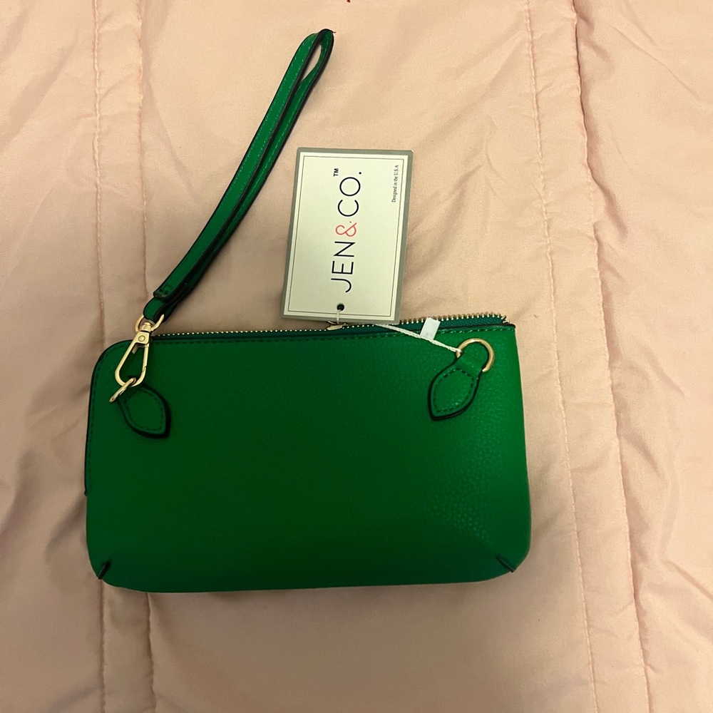 new green purse